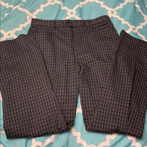 Plaid dress pants